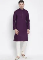 RG Shop Purple Kurta Pajama
